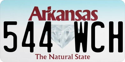 AR license plate 544WCH