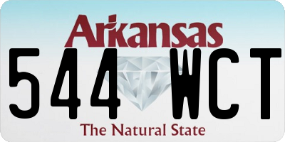 AR license plate 544WCT
