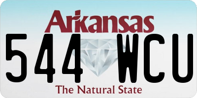AR license plate 544WCU