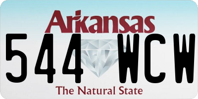AR license plate 544WCW