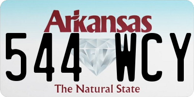 AR license plate 544WCY