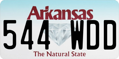 AR license plate 544WDD