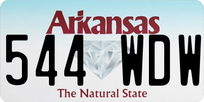 AR license plate 544WDW