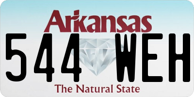 AR license plate 544WEH