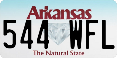 AR license plate 544WFL