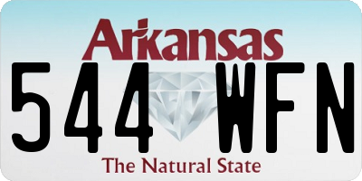 AR license plate 544WFN