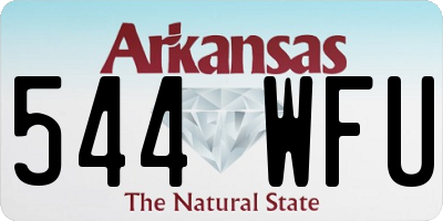 AR license plate 544WFU