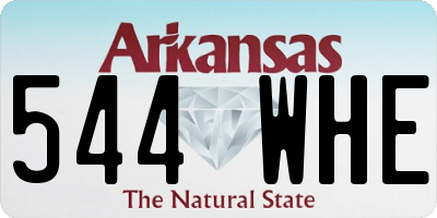 AR license plate 544WHE