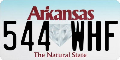 AR license plate 544WHF