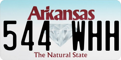 AR license plate 544WHH