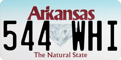AR license plate 544WHI