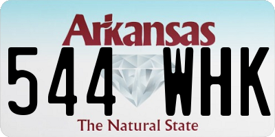 AR license plate 544WHK