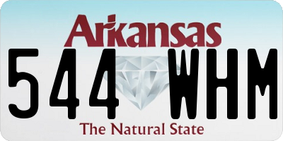 AR license plate 544WHM