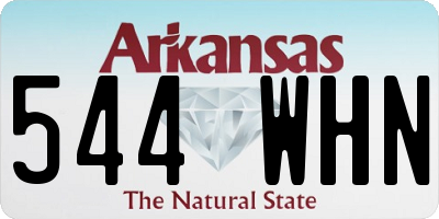 AR license plate 544WHN
