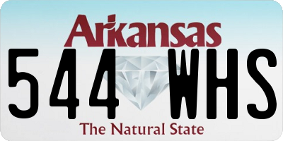 AR license plate 544WHS