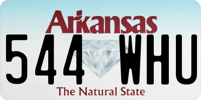 AR license plate 544WHU