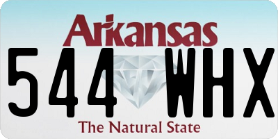 AR license plate 544WHX