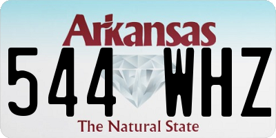 AR license plate 544WHZ