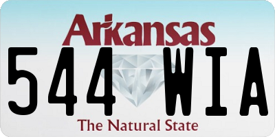 AR license plate 544WIA