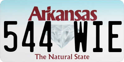 AR license plate 544WIE