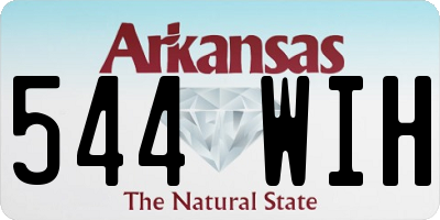 AR license plate 544WIH