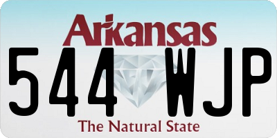 AR license plate 544WJP
