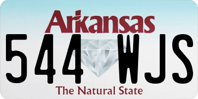 AR license plate 544WJS