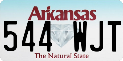 AR license plate 544WJT