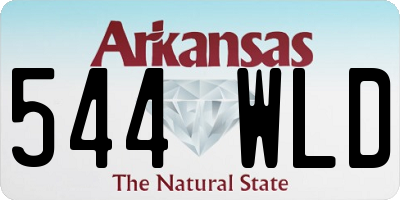 AR license plate 544WLD