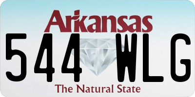 AR license plate 544WLG
