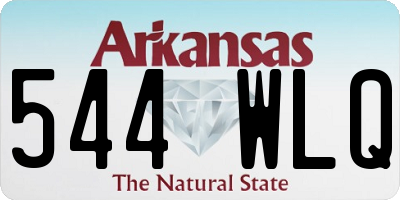 AR license plate 544WLQ