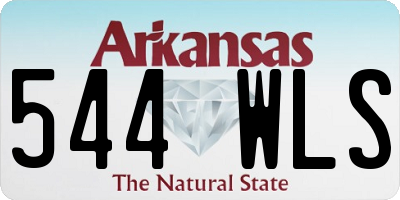 AR license plate 544WLS