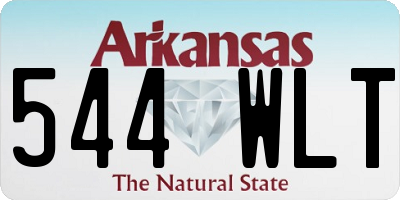 AR license plate 544WLT