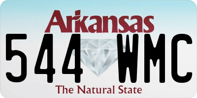 AR license plate 544WMC