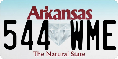 AR license plate 544WME