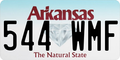 AR license plate 544WMF