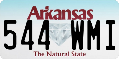 AR license plate 544WMI