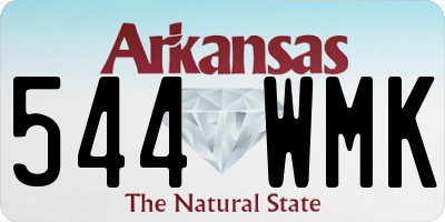 AR license plate 544WMK