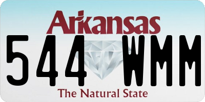 AR license plate 544WMM