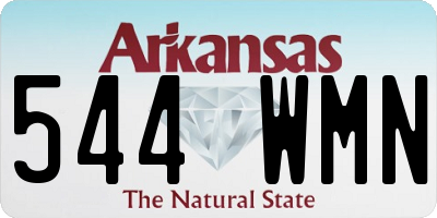 AR license plate 544WMN