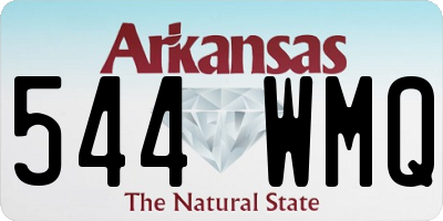 AR license plate 544WMQ