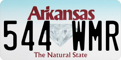 AR license plate 544WMR