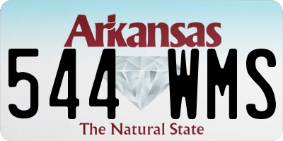 AR license plate 544WMS