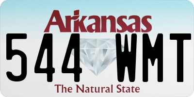AR license plate 544WMT