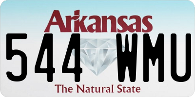 AR license plate 544WMU
