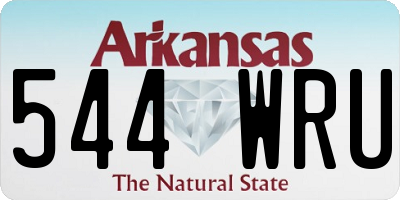 AR license plate 544WRU
