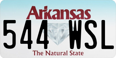 AR license plate 544WSL