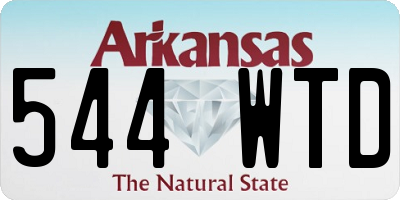 AR license plate 544WTD