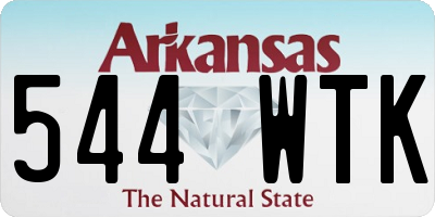 AR license plate 544WTK