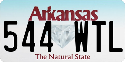 AR license plate 544WTL